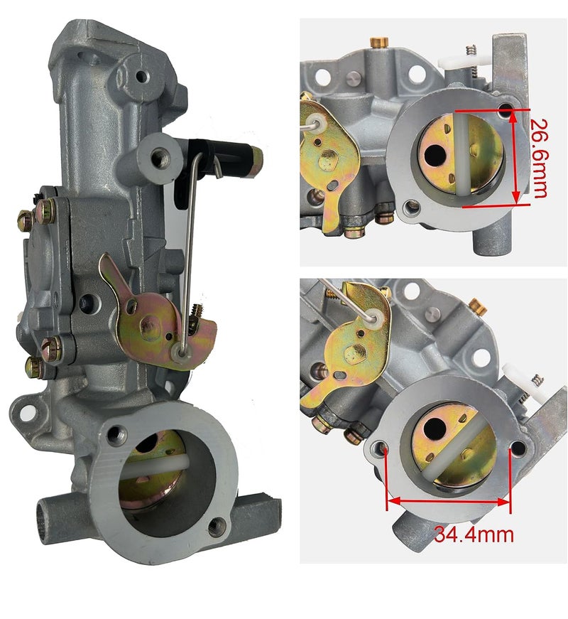 Dosens 498298 Carburetor Compatible for Briggs & Stratton 692784 495951 492611 490533 495426 130202 112202 112232 134202 137202 133212 135202 5HP Carb with Gasket & Cleaning Brushes - Image 2